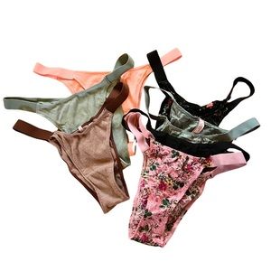 Lot of 7 EUC Victoria secret PINK Brazilian underwear